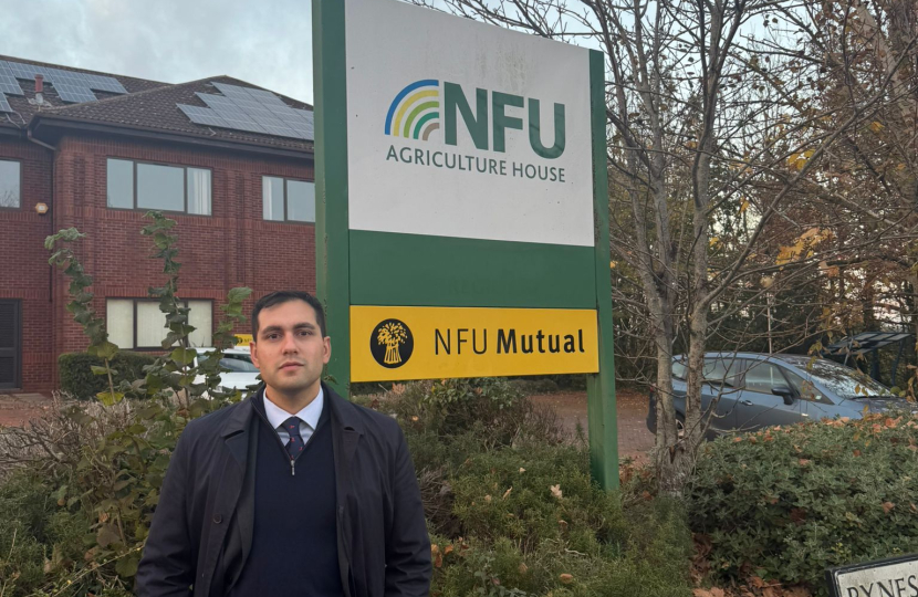 David outside NFU