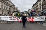 David at farmers protest.